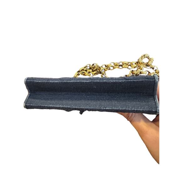 Chanel Mini Denim Flower Crossbody - Picture 4 of 13